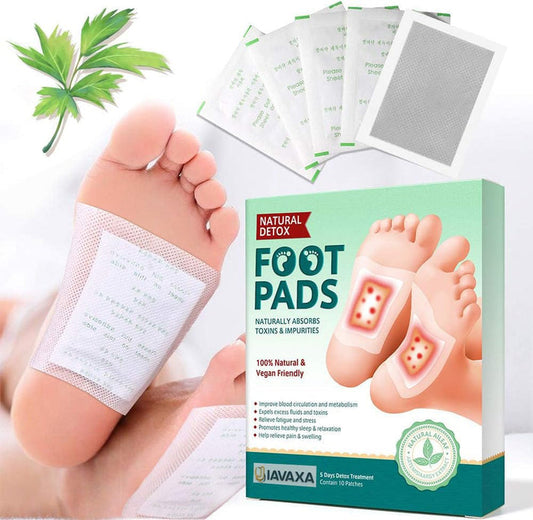 Deep Cleansing Foot Pads for Detox & Relaxation | Internal Toxin Removal, Pain Relief, Better Sleep & Circulation for Men & Women